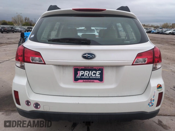 2011 Subaru Outback 2.5i z VIN 4S4BRCAC8B3443180, wystawiony jako Copart lot #54712355 z przebiegiem 160 567 mil mil oraz Tytuł czysty. Historia ofert i sprzedaży dostępna na DreamBid. Obrazek 6.