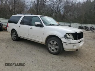 2010 Ford Expedition Max Limited with VIN 1FMJK1K56AEA43710, listed as a Copart auction lot 85659444 with 288,454 mi miles and Salvage Title. Bid and sale history available at DreamBid. Image 4.