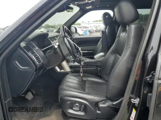 2017 Land Rover Range Rover HSE with VIN SALGS2FV9HA358168, listed as a Copart auction lot 58549255 with 140,763 mi miles and Salvage title. Bid and sale history available at DreamBid. Image 7.