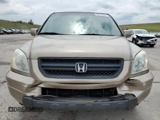 2005 Honda Pilot EX-L z VIN 2HKYF185X5H531689, wystawiony jako Copart lot #58273755 z przebiegiem 212 924 mil mil oraz Nie do naprawy • Non repairable. Historia ofert i sprzedaży dostępna na DreamBid. Obrazek 5.