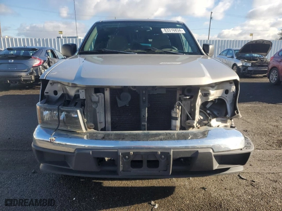 2005 Chevrolet Colorado Z85 with VIN 1GCCS198458160686, listed as a Copart auction lot 83316834 with 125,365 mi miles and Salvage Title. Bid and sale history available at carsss.com. Image 5.