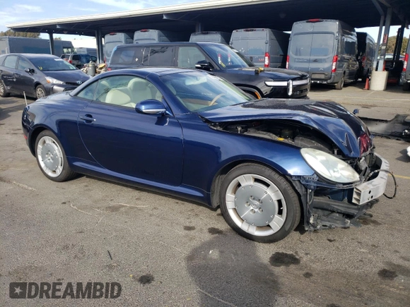2004 Lexus SC with VIN JTHFN48Y340056595, listed as a Copart auction lot 79484514 with 110,202 mi miles and Salvage Title. Bid and sale history available at carsss.com. Image 4.