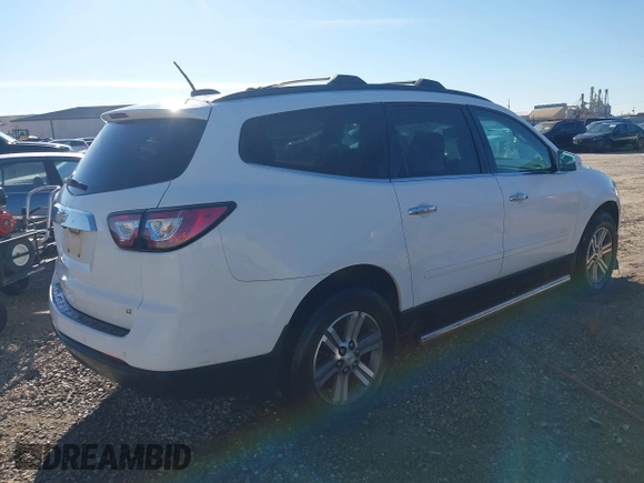 2017 Chevrolet Traverse LT with VIN 1GNKRGKD4HJ277688, listed as a IAAI auction lot 41184969 with Not Provided miles and . Bid and sale history available at DreamBid. Image 4.