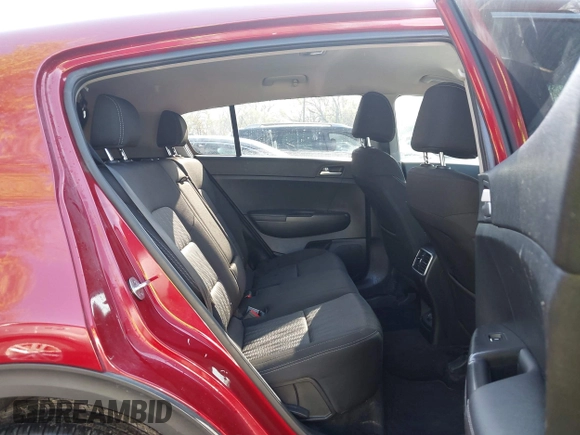 2017 Kia Sportage LX with VIN KNDPM3AC5H7121087, listed as a IAAI auction lot 41967697 with 91,175 mi miles. Bid and sale history available at carsss.com. Image 8.