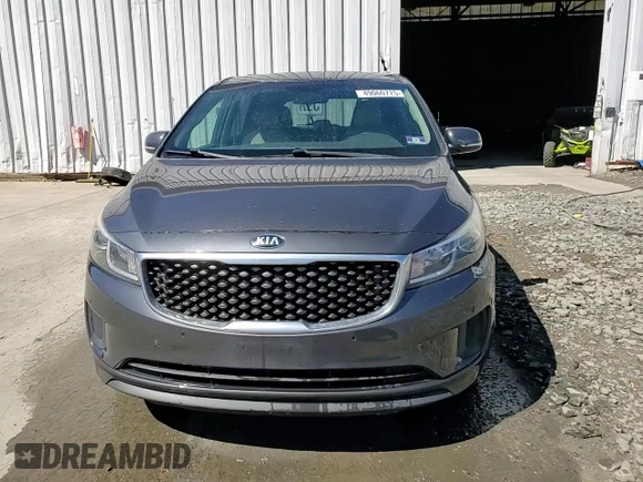 2017 Kia Sedona LX with VIN KNDMB5C17H6328134, listed as a Copart auction lot 49060775 with 145,592 mi miles and Salvage Title. Bid and sale history available at DreamBid. Image 14.