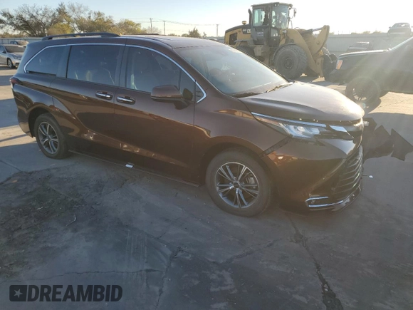 2022 Toyota Sienna XLE с VIN 5TDYRKEC6NS094932, выставлен на аукционе Copart как лот 80919154 с пробегом 40 915 миль миль и Списание • Salvage title. История ставок и продаж доступна на DreamBid. Изображение 4.