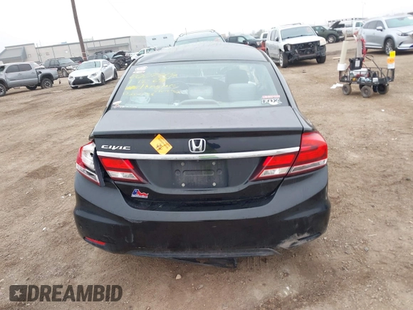 2014 Honda Civic LX z VIN 19XFB2F55EE228884, wystawiony jako IAAI lot #41411520 z przebiegiem Nie podano mil oraz . Historia ofert i sprzedaży dostępna na DreamBid. Obrazek 16.