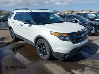 2014 Ford Explorer Sport z VIN 1FM5K8GT1EGB90108, wystawiony jako IAAI lot #42052362 z przebiegiem 96 073 mil mil oraz . Historia ofert i sprzedaży dostępna na DreamBid. Obrazek 1.
