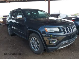 2014 Jeep Grand Cherokee Limited with VIN 1C4RJFBM9EC409093, listed as a IAAI auction lot 42255242 with 121,059 mi miles and . Bid and sale history available at DreamBid. Image 1.