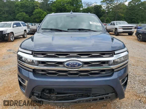 2023 Ford Expedition Max King Ranch with VIN 1FMJK1N88PEA01019, listed as a Copart auction lot 56015515 with 51,976 mi miles and Salvage title. Bid and sale history available at DreamBid. Image 5.