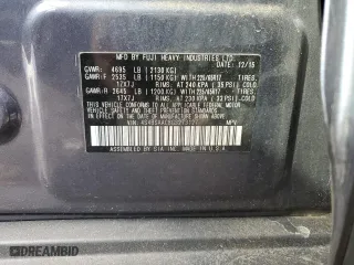 2016 Subaru Outback 2.5i with VIN 4S4BSAAC8G3273127, listed as a Copart auction lot 45360425 with 110,487 mi miles and Salvage Title. Bid and sale history available at carsss.com. Image 12.