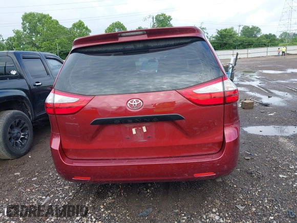 2016 Toyota Sienna L with VIN 5TDZK3DC7GS752874, listed as a IAAI auction lot 42509340 with 100,051 mi miles and . Bid and sale history available at DreamBid. Image 16.