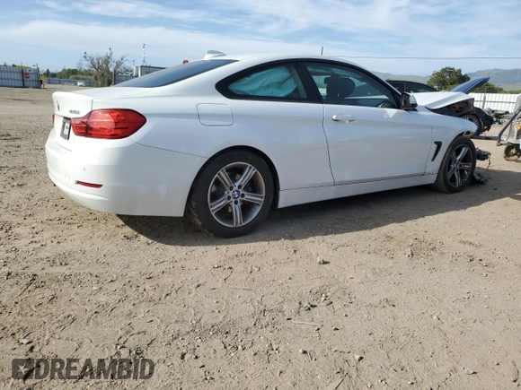 2015 BMW 4 Series 428i with VIN WBA3N7C58FK225159, listed as a Copart auction lot 54072065 with 91,385 mi miles and Salvage Title. Bid and sale history available at carsss.com. Image 3.