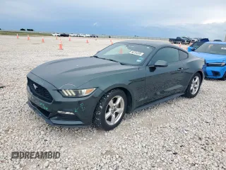 2015 Ford Mustang V6 with VIN 1FA6P8AM3F5328827, listed as a Copart auction lot 60254335 with 130,552 mi miles and Salvage title. Bid and sale history available at DreamBid. Image 1.