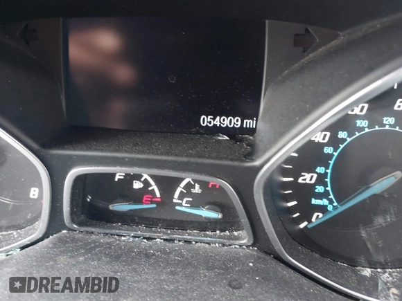 2014 Ford Escape SE with VIN 1FMCU9G9XEUA44349, listed as a IAAI auction lot 41738787 with 54,909 mi miles. Bid and sale history available at carsss.com. Image 7.