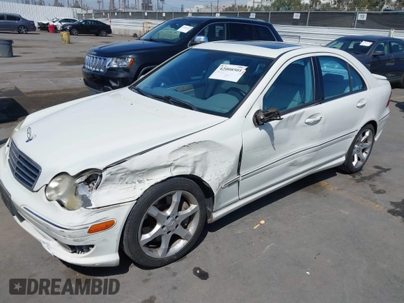 2007 Mercedes-Benz C 230 Sport with VIN WDBRF52H67A929926, listed as a IAAI auction lot 42008501 with 188,076 mi miles and . Bid and sale history available at DreamBid. Image 2.