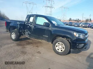 2020 Chevrolet Colorado 4WD Work Truck with VIN 1GCHTBEA9L1214443, listed as a IAAI auction lot 41563832 with 76,099 mi miles. Bid and sale history available at carsss.com. Image 1.