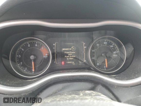 2018 Jeep Cherokee Latitude Plus with VIN 1C4PJMLXXJD597809, listed as a Copart auction lot 46794435 with 118,452 mi miles and Salvage Title. Bid and sale history available at DreamBid. Image 9.
