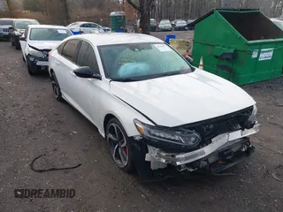 2019 Honda Accord Sedan Sport 1.5T with VIN 1HGCV1F32KA016804, listed as a IAAI auction lot 41743202 with 80,573 mi miles. Bid and sale history available at carsss.com. Image 1.