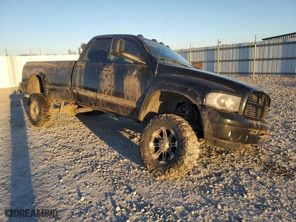 2004 Dodge Ram 3500 SLT with VIN 3D7LU38C44G182472, listed as a Copart auction lot 83442714 with 220,410 mi miles and Salvage Title. Bid and sale history available at carsss.com. Image 4.
