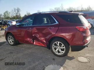 2018 Chevrolet Equinox Premier with VIN 3GNAXMEV2JS564813, listed as a Copart auction lot 52710195 with 70,042 mi miles and Salvage Title. Bid and sale history available at carsss.com. Image 2.