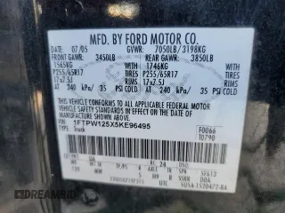2005 Ford F-150 XLT with VIN 1FTPW125X5KE96495, listed as a Copart auction lot 54894415 with 231,121 mi miles and Clean Title. Bid and sale history available at carsss.com. Image 12.
