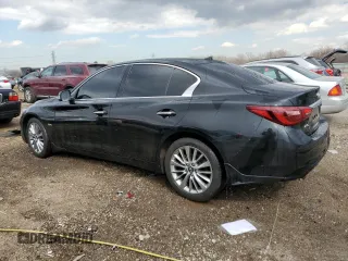 2020 Infiniti Q50 Pure with VIN JN1EV7ARXLM250598, listed as a Copart auction lot 50798135 with 76,069 mi miles and Salvage title. Bid and sale history available at DreamBid. Image 2.