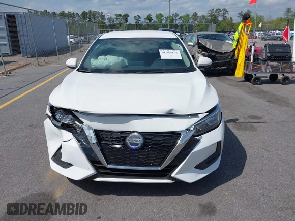 2022 Nissan Sentra SV with VIN 3N1AB8CV7NY236066, listed as a IAAI auction lot 41950876 with 26,067 mi miles. Bid and sale history available at carsss.com. Image 12.