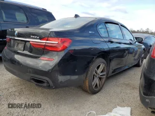 2017 BMW 7 Series 740e xDrive iPerformance with VIN WBA7J2C33HG497977, listed as a Copart auction lot 37351114 with 0 mi miles. Bid and sale history available at carsss.com. Image 3.