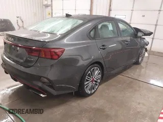 2022 Kia Forte GT with VIN 3KPF44AC9NE424192, listed as a IAAI auction lot 41597275 with 18,716 mi miles. Bid and sale history available at carsss.com. Image 4.