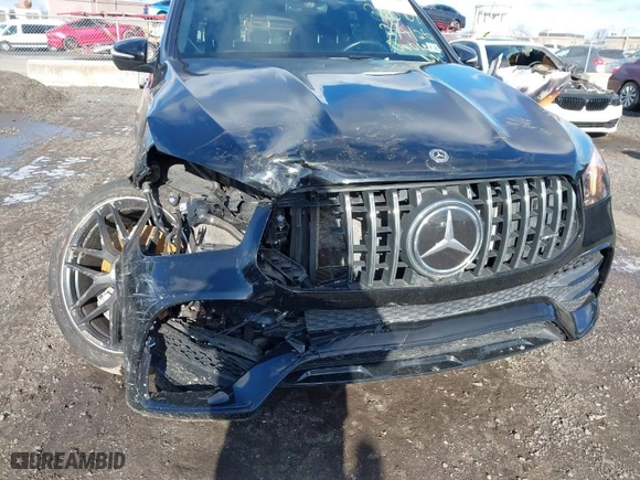 2021 Mercedes-Benz GLE with VIN 4JGFB6BB8MA302153, listed as a IAAI auction lot 41587407 with 68,116 mi miles. Bid and sale history available at carsss.com. Image 6.