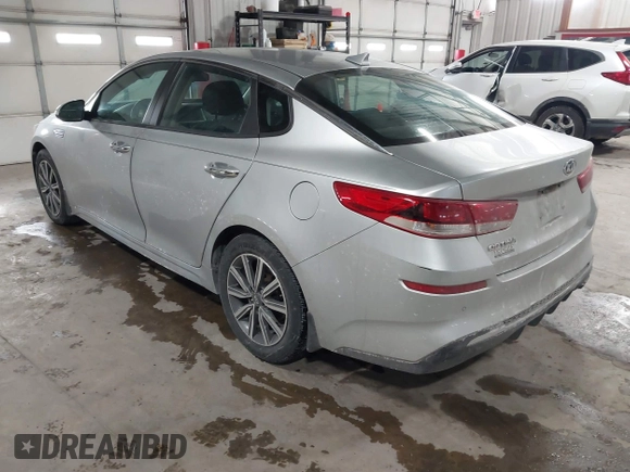 2019 Kia Optima LX with VIN 5XXGT4L39KG354118, listed as a IAAI auction lot 41621171 with 96,441 mi miles. Bid and sale history available at carsss.com. Image 3.