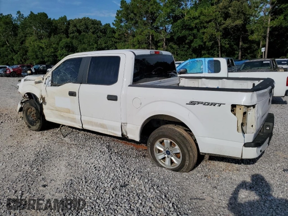 2020 Ford F-150 XL with VIN 1FTEW1CB4LKD41983, listed as a Copart auction lot 57474095 with 128,360 mi miles and Salvage title. Bid and sale history available at DreamBid. Image 2.