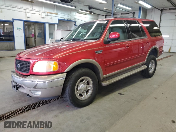 2002 Ford Expedition Eddie Bauer with VIN 1FMPU18L22LA88795, listed as a Copart auction lot 49860805 with 195,631 mi miles and Salvage title. Bid and sale history available at DreamBid. Image 1.