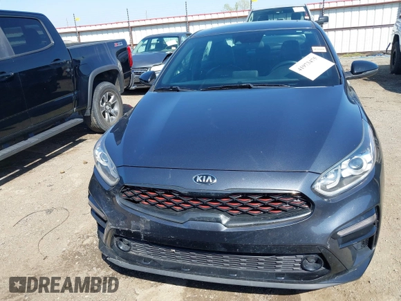 2021 Kia Forte GT-Line with VIN 3KPF34AD9ME283084, listed as a IAAI auction lot 41973475 with 42,764 mi miles. Bid and sale history available at carsss.com. Image 13.