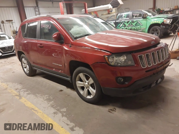 2017 Jeep Compass Latitude with VIN 1C4NJDEB5HD191178, listed as a IAAI auction lot 41211543 with 116,130 mi miles and . Bid and sale history available at DreamBid. Image 1.