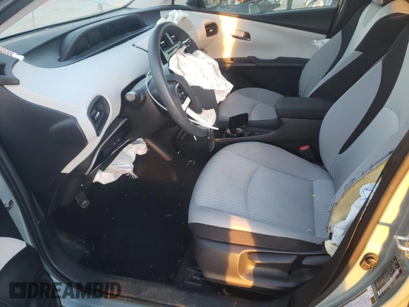 2018 Toyota Prius Two with VIN JTDKBRFU9J3065818, listed as a Copart auction lot 45777955 with 49,595 mi miles and Salvage Title. Bid and sale history available at DreamBid. Image 7.