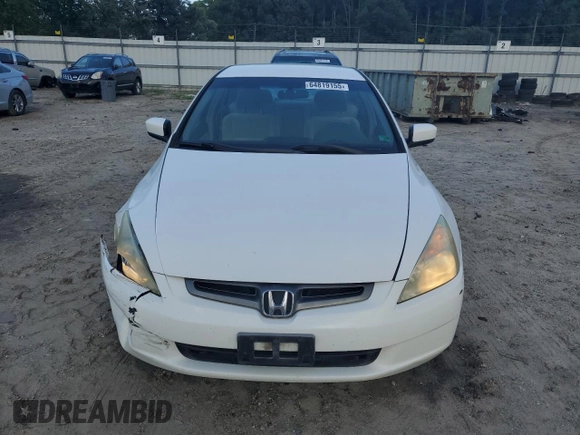 2005 Honda Accord LX with VIN 1HGCM564X5A003936, listed as a Copart auction lot 64819155 with 160,545 mi miles and Clean title. Bid and sale history available at DreamBid. Image 5.