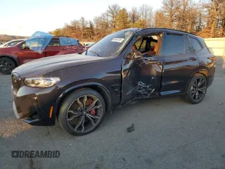 2022 BMW X3 M with VIN 5YM13EC08N9L98878, listed as a Copart auction lot 88480785 with 22,053 mi miles and Salvage Title. Bid and sale history available at carsss.com. Image 1.