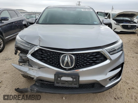 2019 Acura RDX w/Advance Pkg with VIN 5J8TC1H7XKL006144, listed as a Copart auction lot 45814985 with 75,591 mi miles and Salvage Title. Bid and sale history available at carsss.com. Image 5.