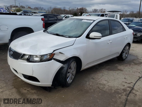2013 Kia Forte SX with VIN KNAFW4A32D5737361, listed as a Copart auction lot 81759564 with 114,028 mi miles and Salvage Title. Bid and sale history available at carsss.com. Image 1.