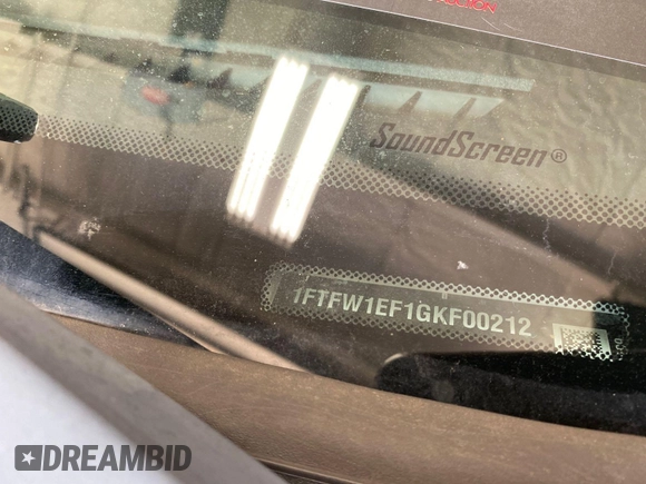 2016 Ford F-150 XLT with VIN 1FTFW1EF1GKF00212, listed as a IAAI auction lot 42659796 with 201,827 mi miles and . Bid and sale history available at DreamBid. Image 19.