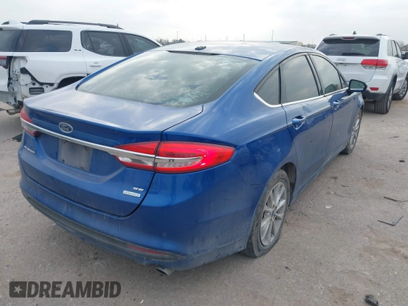 2017 Ford Fusion SE with VIN 3FA6P0HD6HR265763, listed as a IAAI auction lot 41549524 with 90,222 mi miles. Bid and sale history available at carsss.com. Image 4.