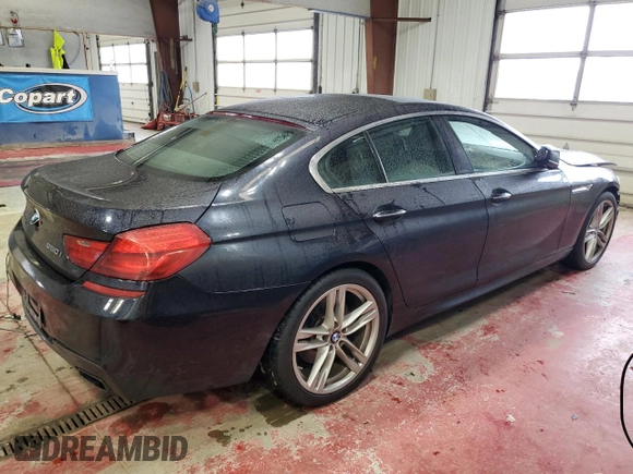 2013 BMW 6 Series 650i xDrive with VIN WBA6B4C56DD098465, listed as a Copart auction lot 45126625 with 129,235 mi miles and Clean Title. Bid and sale history available at carsss.com. Image 3.