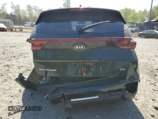 2021 Kia Sportage EX with VIN KNDPNCAC9M7936755, listed as a Copart auction lot 53895995 with 38,386 mi miles and Salvage title. Bid and sale history available at DreamBid. Image 6.