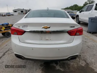 2017 Chevrolet Impala Premier with VIN 1G1145S39HU200966, listed as a Copart auction lot 57333045 with 86,301 mi miles and Salvage title. Bid and sale history available at DreamBid. Image 6.