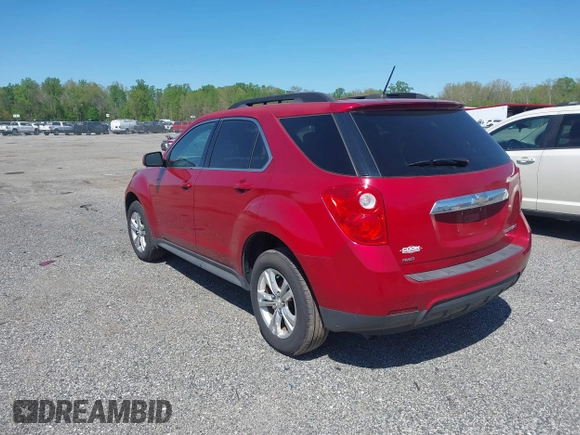 2015 Chevrolet Equinox LT with VIN 1GNFLFEK8FZ100339, listed as a IAAI auction lot 42113246 with 119,050 mi miles. Bid and sale history available at carsss.com. Image 3.