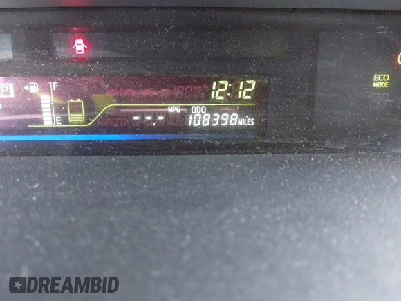 2012 Toyota Prius Two z VIN JTDZN3EU1C3119894, wystawiony jako IAAI lot #42235626 z przebiegiem 108 398 mil mil oraz . Historia ofert i sprzedaży dostępna na DreamBid. Obrazek 15.
