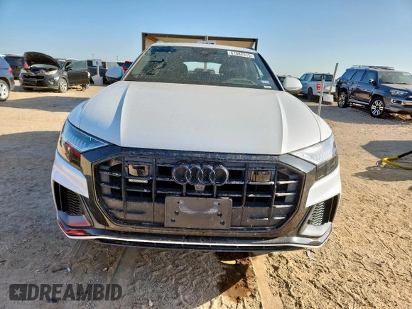 2021 Audi Q8 Prestige with VIN WA1FVAF17MD021762, listed as a Copart auction lot 61082515 with 69,968 mi miles and Salvage title. Bid and sale history available at DreamBid. Image 5.