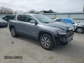 2021 GMC Acadia SLT with VIN 1GKKNML4XMZ126713, listed as a Copart auction lot 51087375 with 53,266 mi miles and Salvage Title. Bid and sale history available at DreamBid. Image 4.